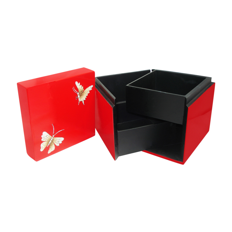 Lacquer jewelry boxes